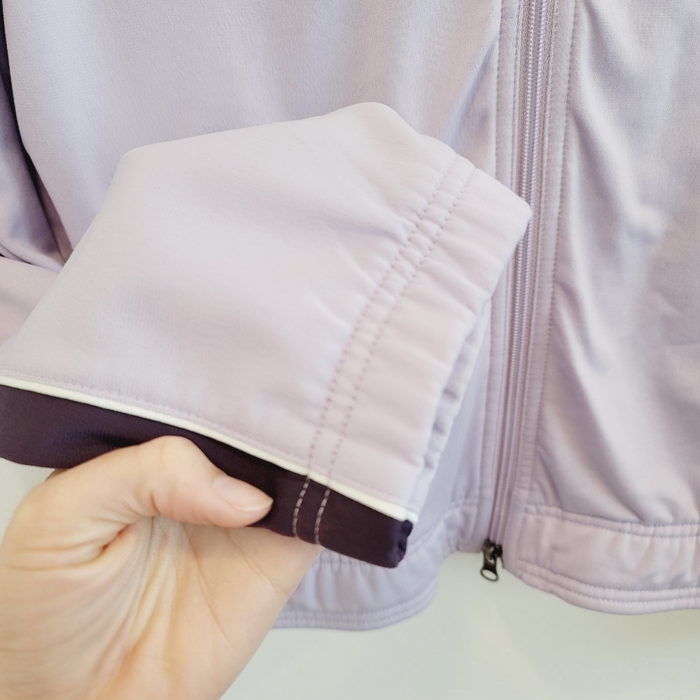 💕 Puma Zip Up Classic Jacket Pastel Purple Medium - Picture 5 of 14